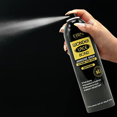 EBIN New York Wonder Lace Bond Adhesive Spray – Supreme Hold, 6.08 oz - ANNS BEAUTY SUPPLY